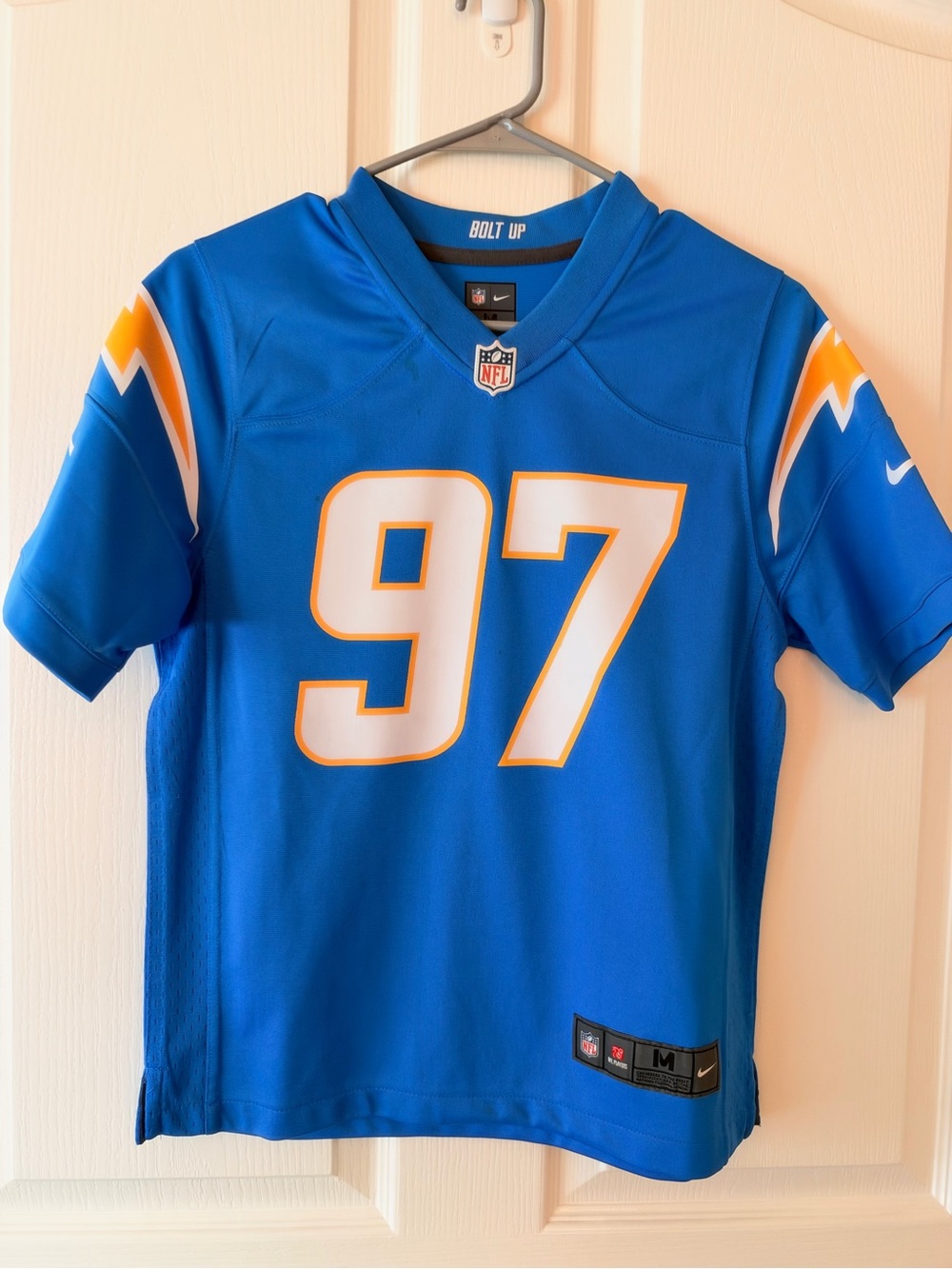 Nike Kids NFL Chargers #97 Bosa Football Jersey